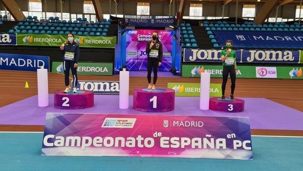 Maribel Pérez, subcampeona en el Nacional de atletismo bajo techo