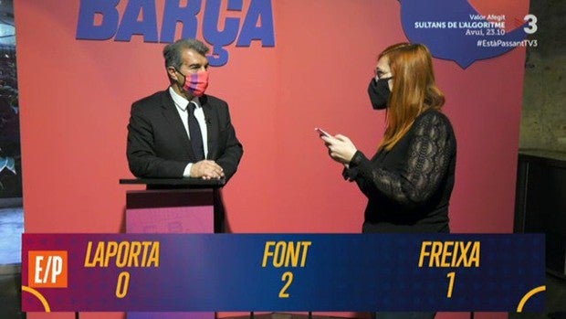 Laporta y Font caen en la trampa de TV3 sobre el Barça femenino