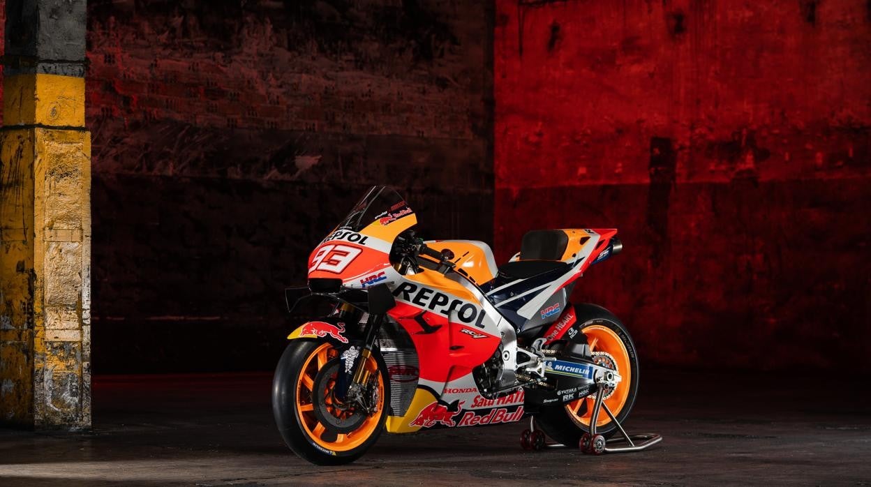 La moto de Marc Márquez