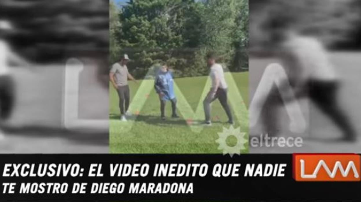 Sale a la luz un nuevo vídeo de Maradona