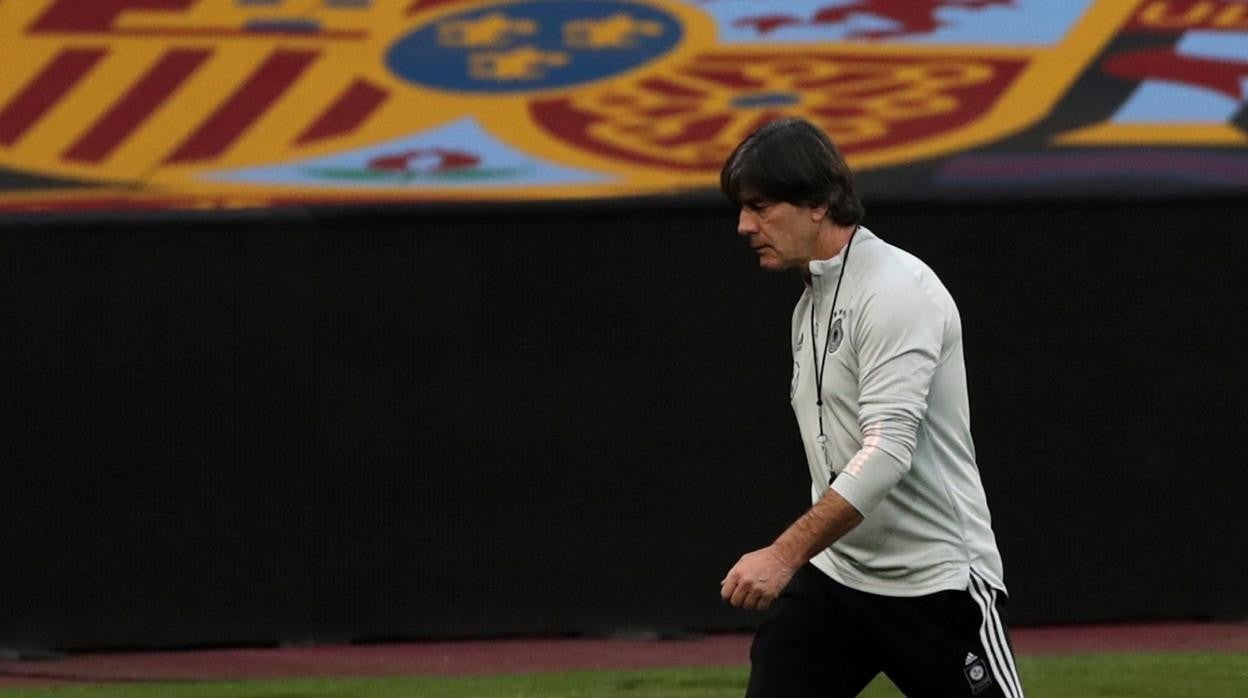 Joachim Löw, antes del partido que enfrentó a Alemania con España en noviembre (6-0)