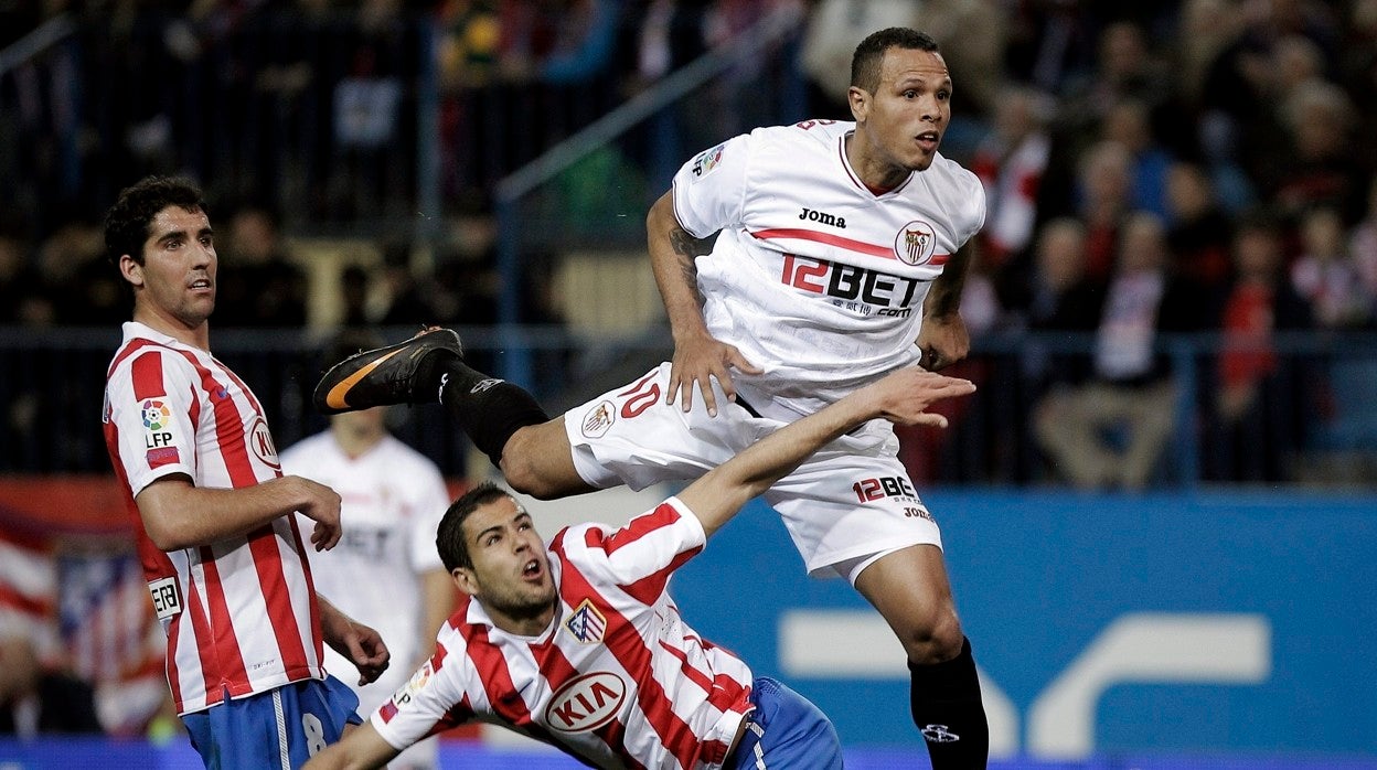 Luis Fabiano, durante su etapa en el Sevilla