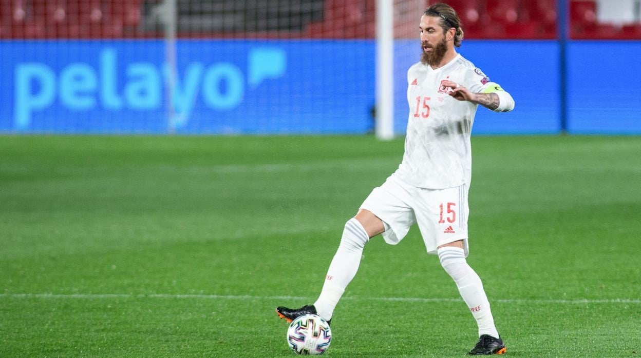 Ramos jugó ayer con España