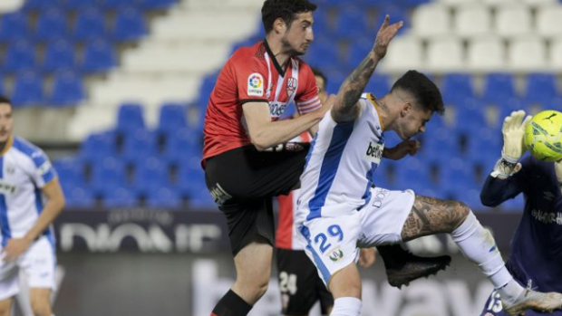 El Leganés se afianza en zona de ascenso contra un Logroñés que se asoma al abismo