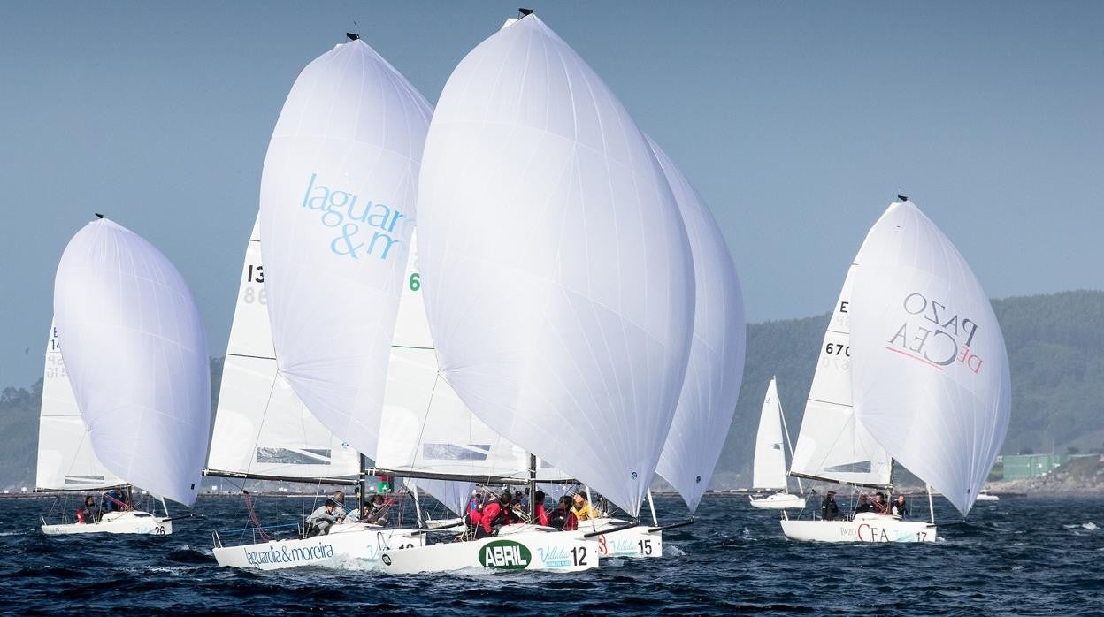 Último acto de las Villalia Spring Series de J70 antes del Campeonato de España en La Coruña