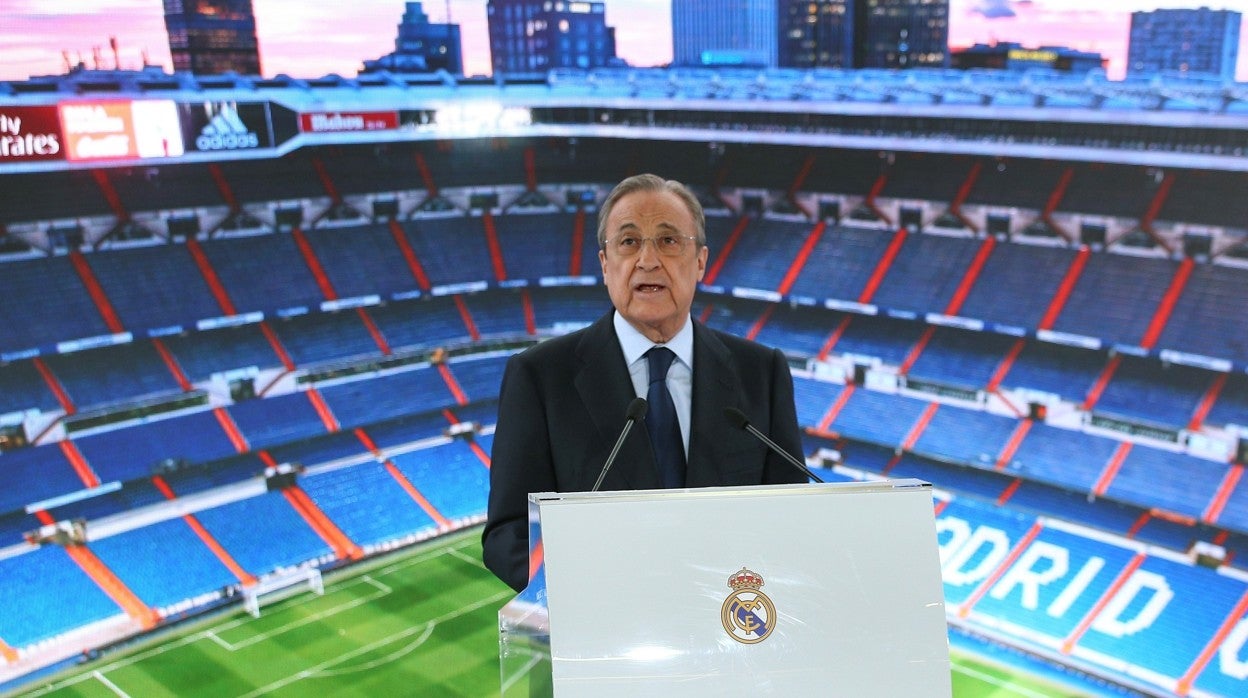 Florentino Pérez, sobre la creación de la Superliga: «Vamos a ayudar al fútbol a ocupar el lugar que le corresponde»