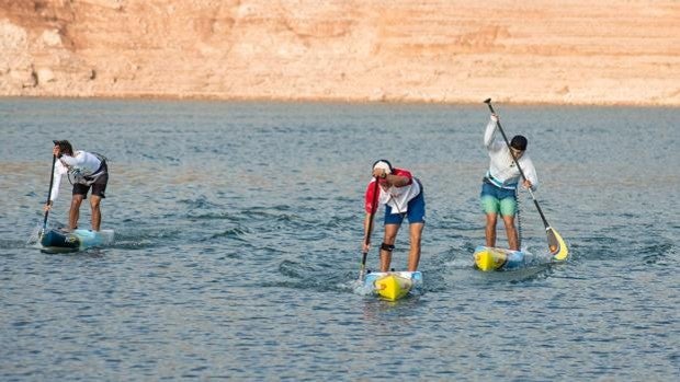 El Embalse de Iznájar acoge la primera prueba de la Liga Fesurfing SUP Race Andalucía