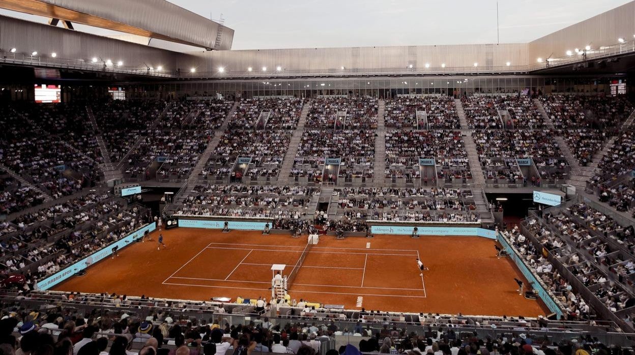 La pista central de la Caja Mágica, en una foto de archivo