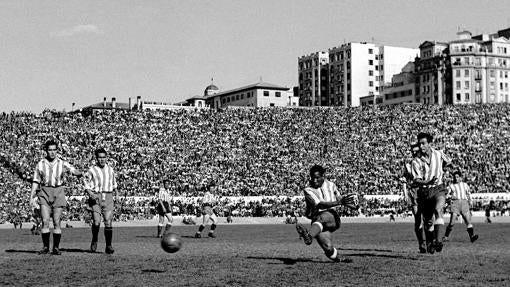 Ben Barek, en la Liga de 1951