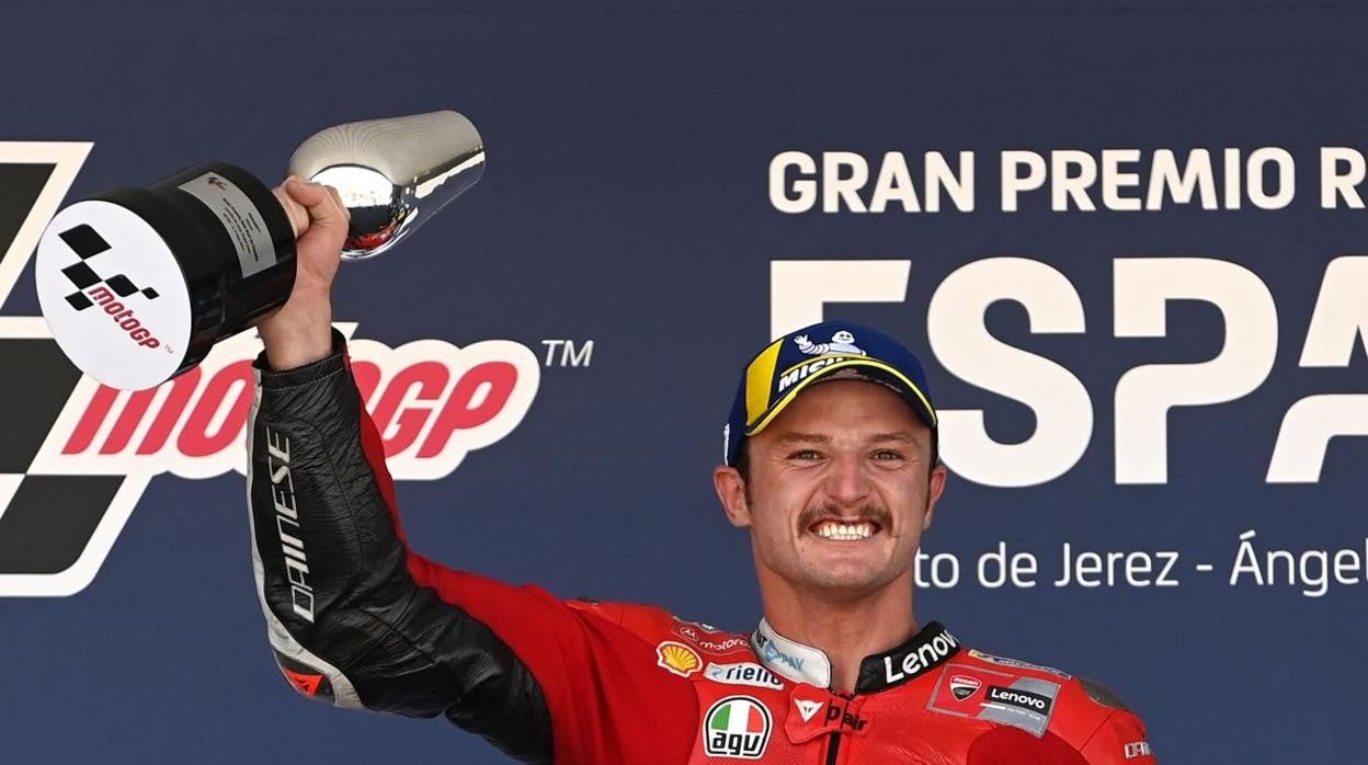 Jack Miller rodando en el Circuito de Jerez