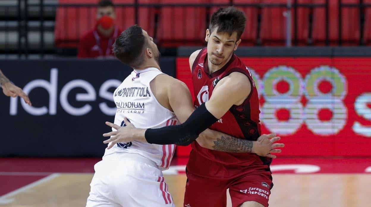 Victoria del Real Madrid antes de medirse al Efes