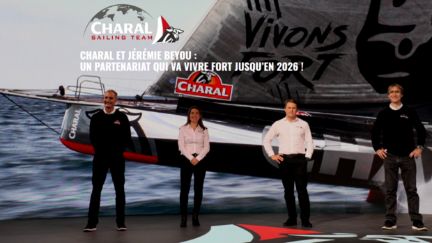 Charal prolonga su patrocinio con Jérémie Beyou hasta el 2026 y tendrá un nuevo IMOCA