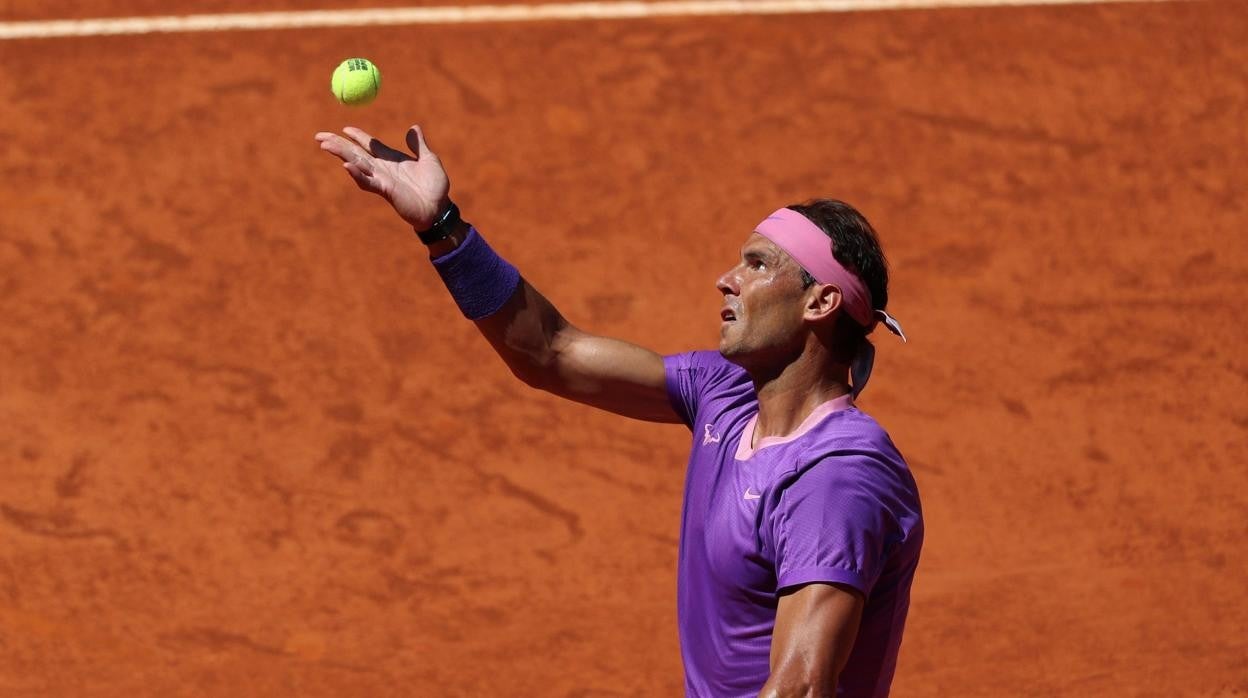 Nadal, durante su reciente participación en el Mutua Madrid Open