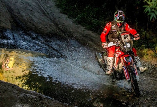 Joan Barreda, campeón del Rally Andalucía en motos