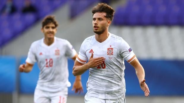 Javi Puado, el hombre gol de la sub-21