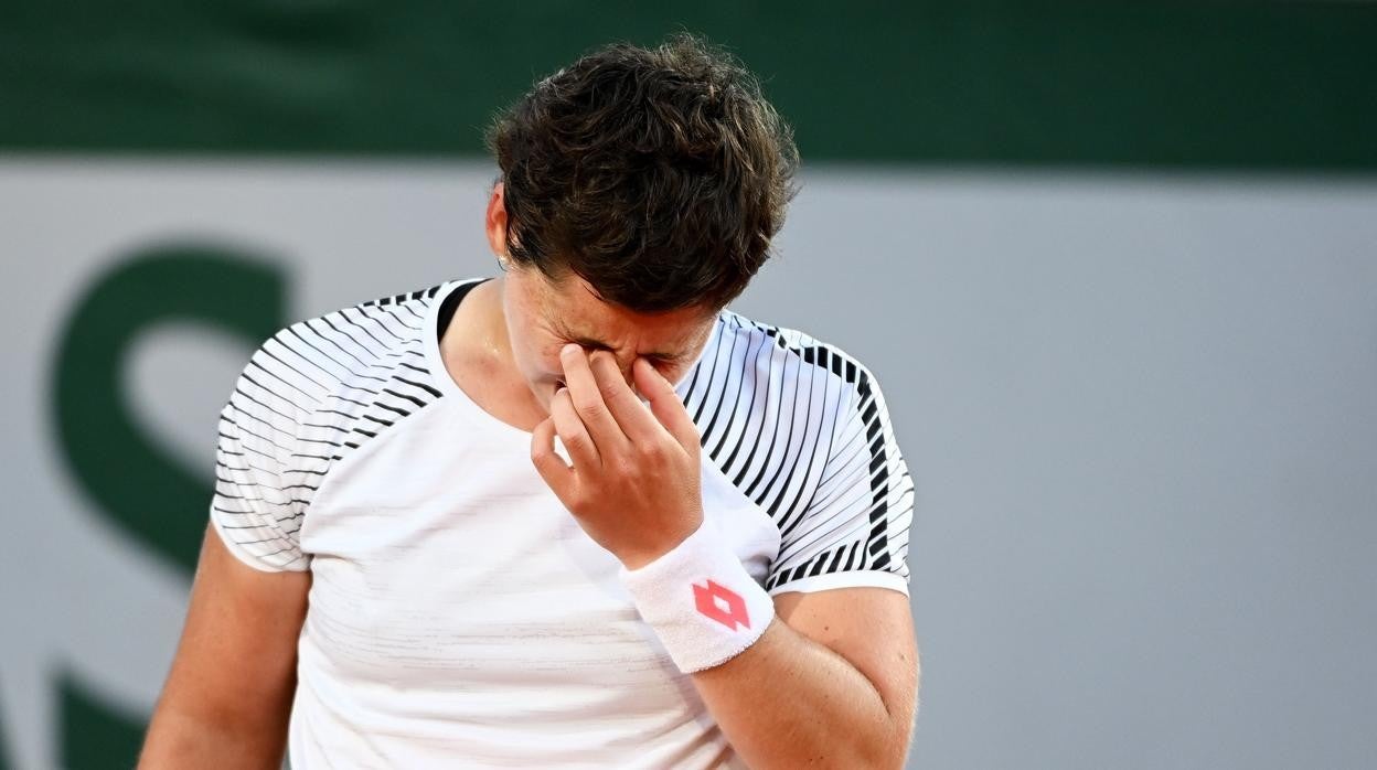 Carla Suárez, tras el partido de Roland Garros