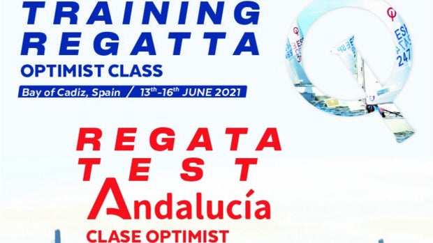 Los Optimist toman la bahía de Cádiz