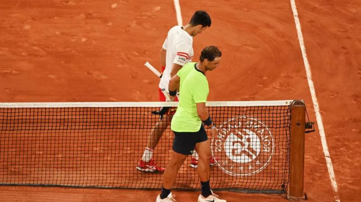 Djokovic y Nadal, agotados tras la semifinal en París