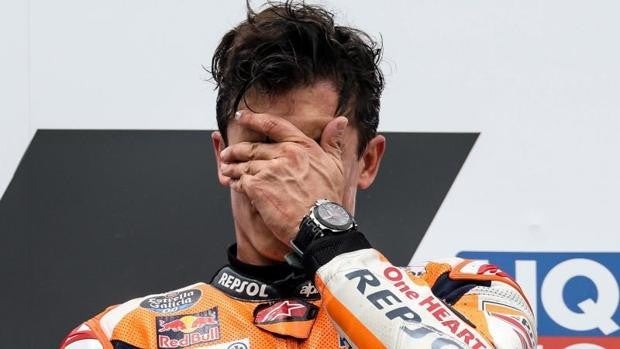 Fin al calvario de Márquez: lágrimas en su circuito fetiche y una conversación con Doohan