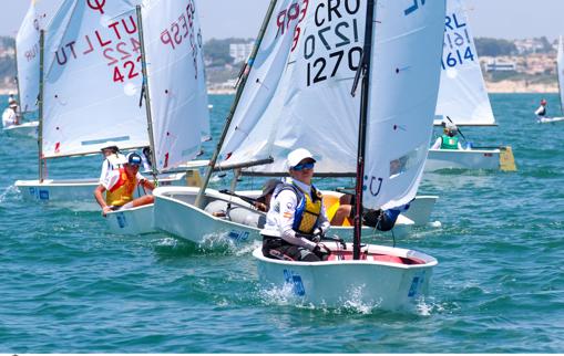 Xavier Garcia y Emilia Salvatore amarran el Europeo de Optimist en Cádiz