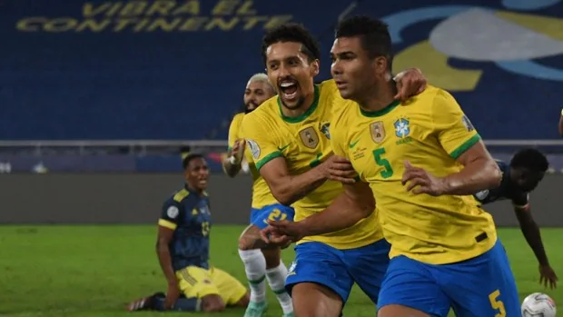 Brasil remonta con sufrimiento a Colombia para acabar primera de grupo