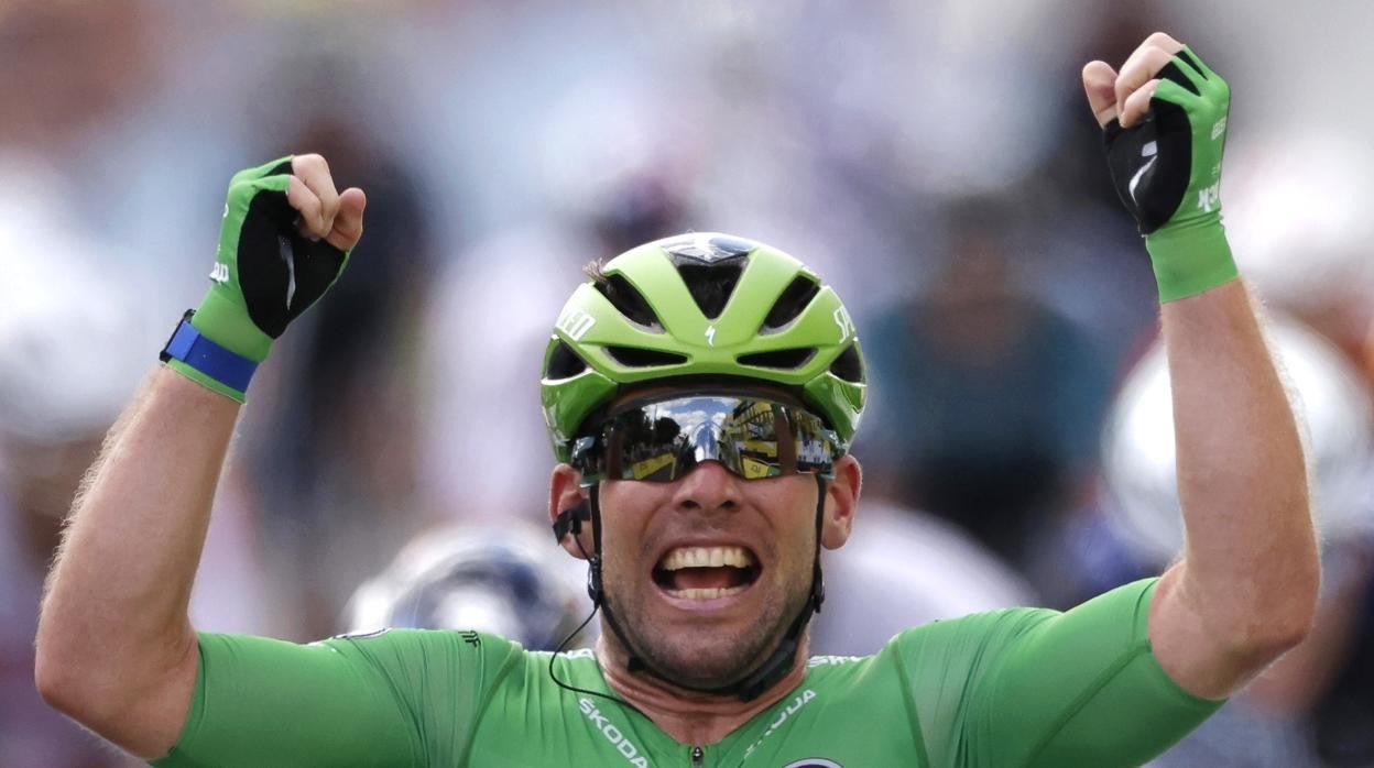 Cavendish, tras ganar la sexta etapa del Tour