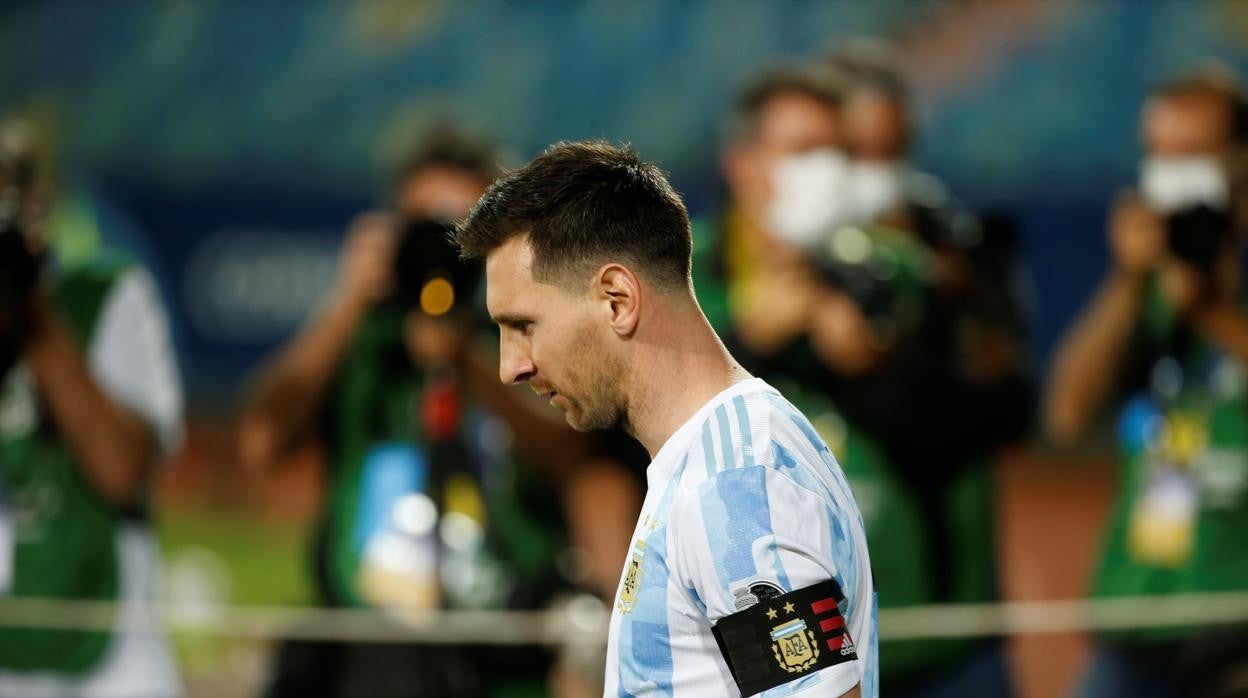Leo Messi está disputando la Copa América con Argentina