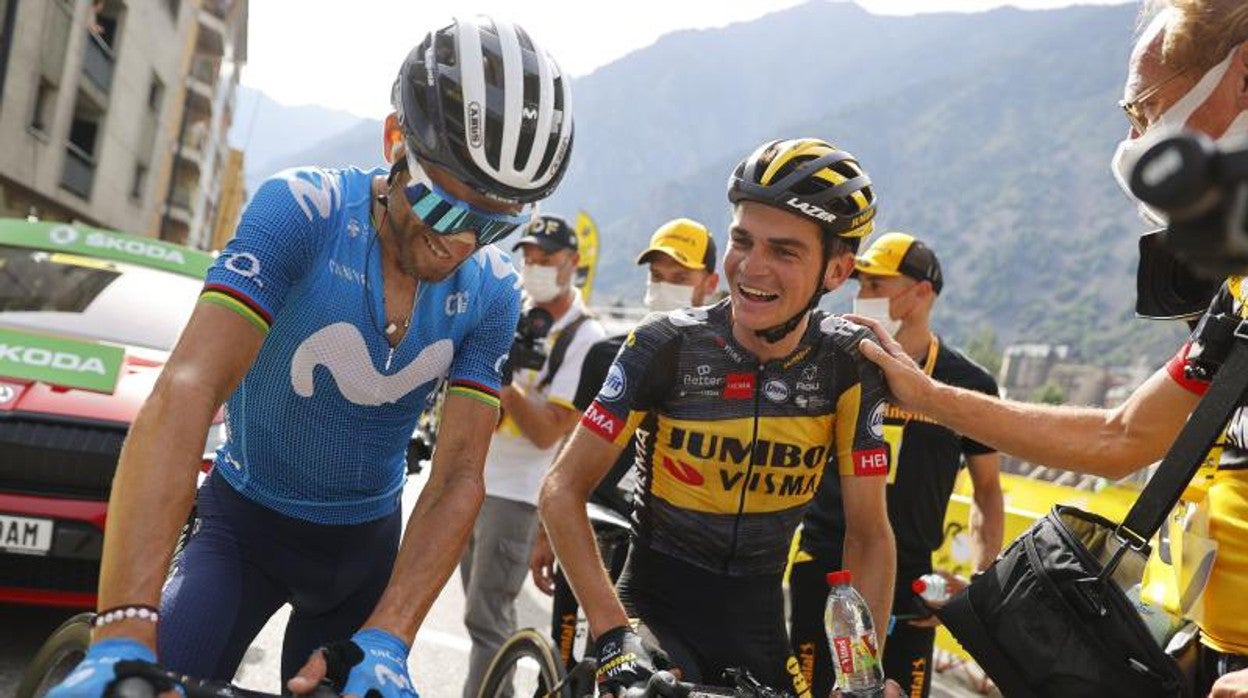 Sólo Kuss impide que Valverde se dé un homenaje en el Tour con 41 años