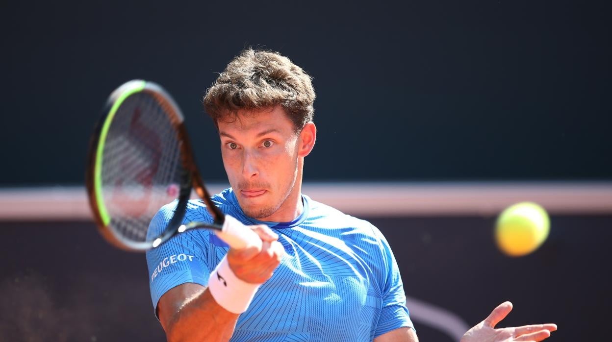 Pablo Carreño, durante su partido contra Delbonis