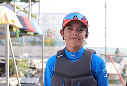 Roberto Aguilar ganador del Campeonato Ibérico de Optimist