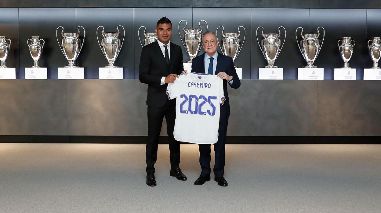 El Real Madrid sigue blindándose: Casemiro renueva hasta 2025