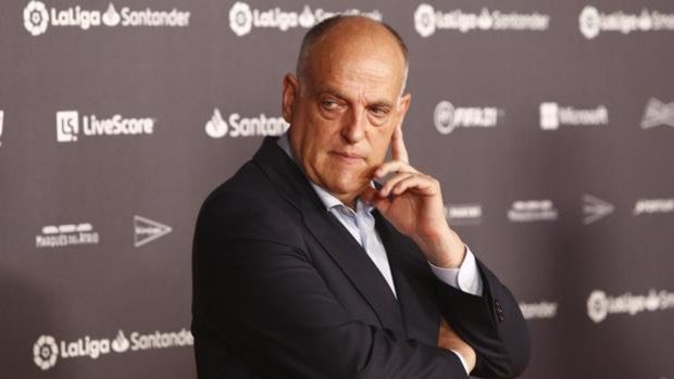 Tebas ataca con dureza al PSG: «Los clubs-estado son tan peligrosos para el ecosistema del fútbol como la Superliga»