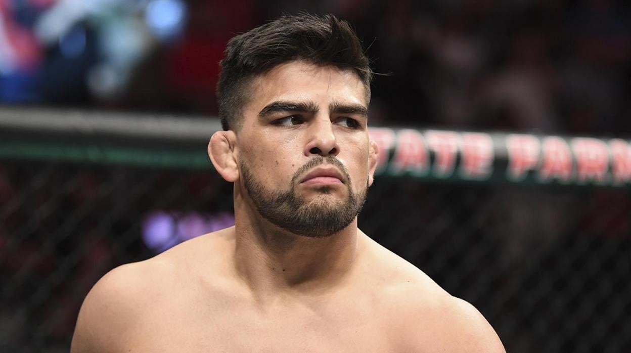 El luchador del peso medio de UFC Kelvin Gastelum, en un combate en EE.UU.