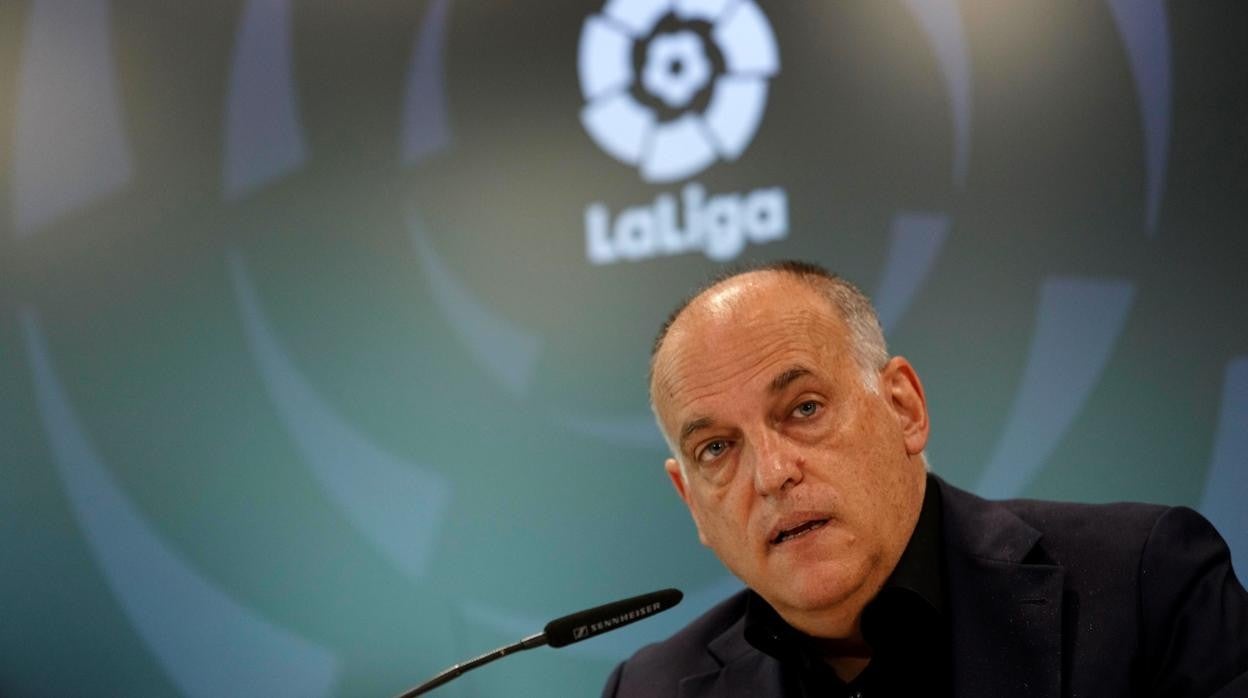 Tebas contesta a Al Khelaifi: «Es tan enemigo la Superliga como los clubes-Estado»