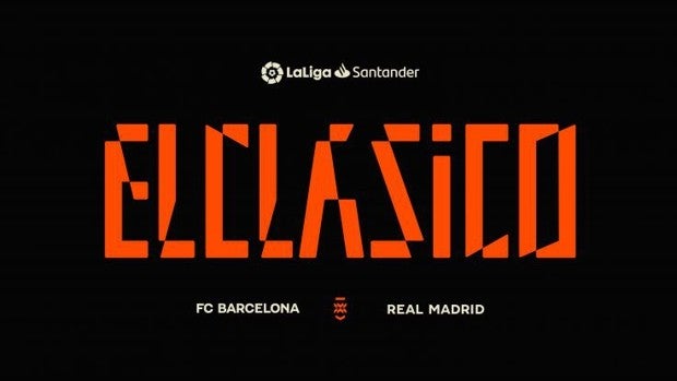 El clásico Real Madrid-Barça estrena logotipo propio