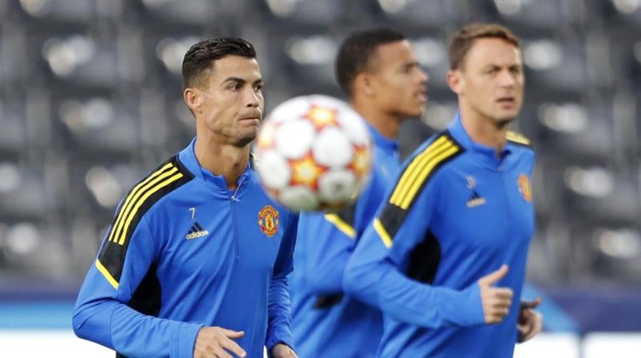 Cristiano Ronaldo, con el Manchester United