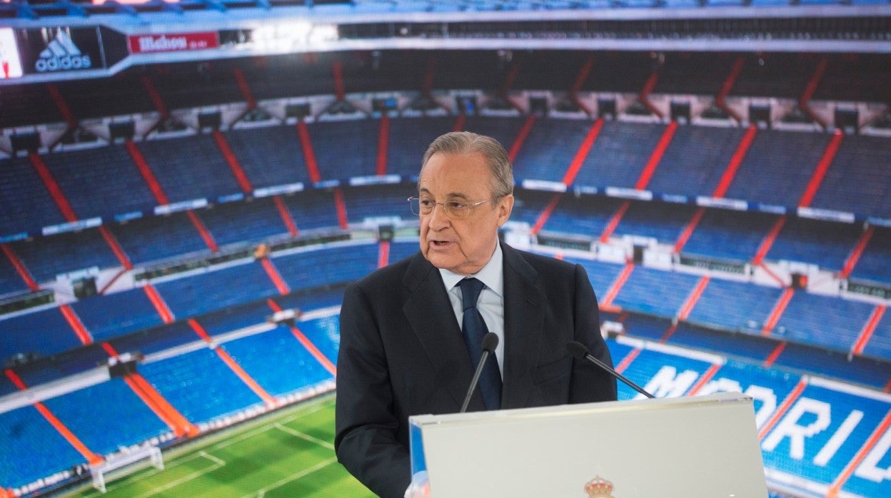 Florentino Pérez, presidente del Real Madrid