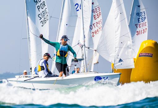 En acción el madrileño Fabio Briggioni y el balear Víctor Díaz, ganadores de la general