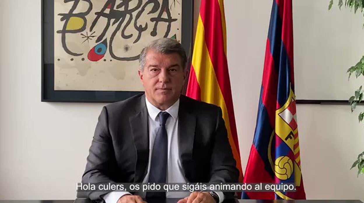 Nuevo mensaje de Laporta a los culés: «Sabemos lo que hay que hacer y lo arreglaremos»