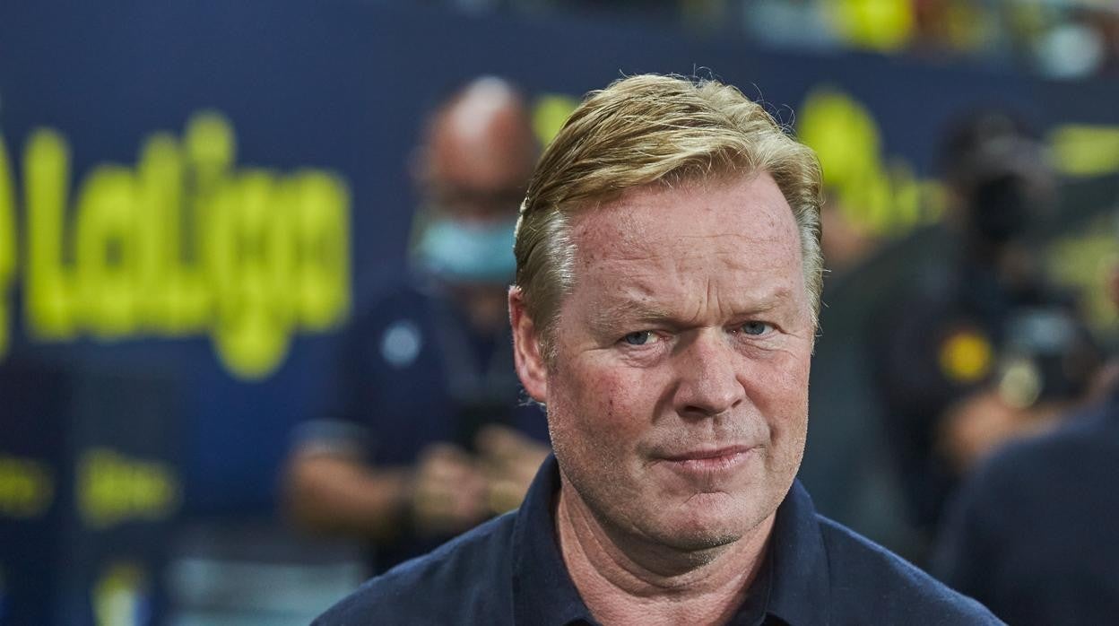 Ronald Koeman durante el partido ante el Cádiz