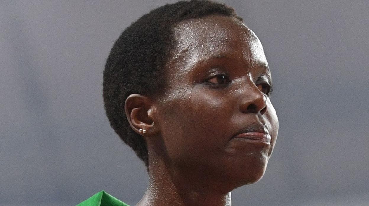 La atleta keniata Agnes Tirop en 2019