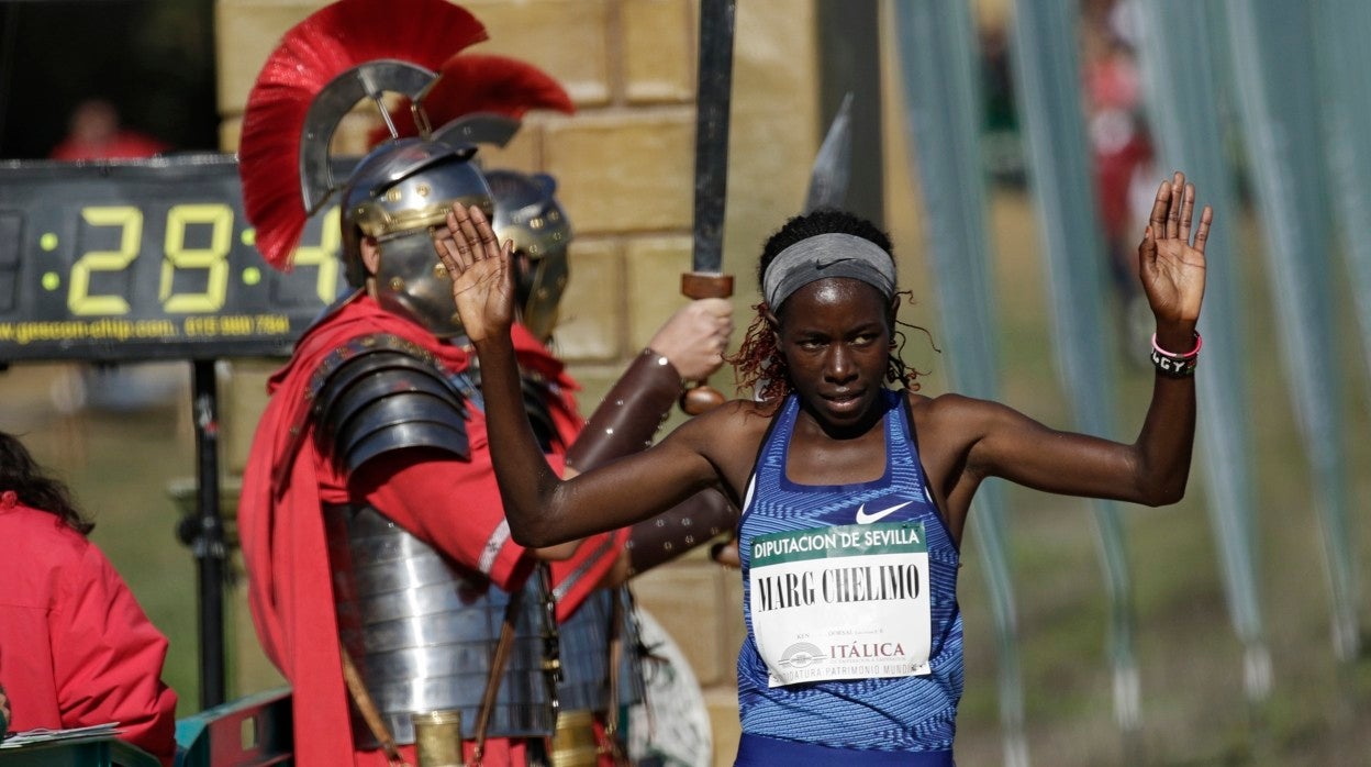 Margaret Chelimo, ganadora en 2020, repetirá presencia en el Cross de Itálica 2021