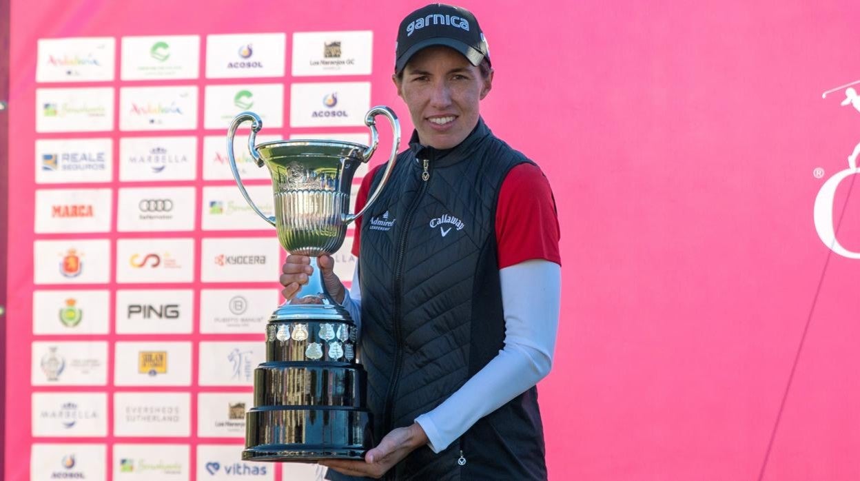 Carlota Ciganda (-15) ganó el único torneo nacional que le faltaba