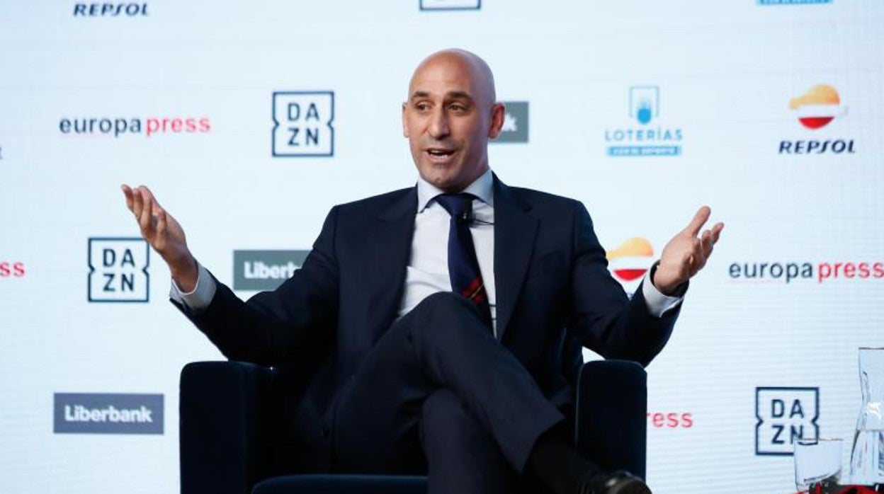 El presidente de la Federación de Fútbol, Luis Rubiales