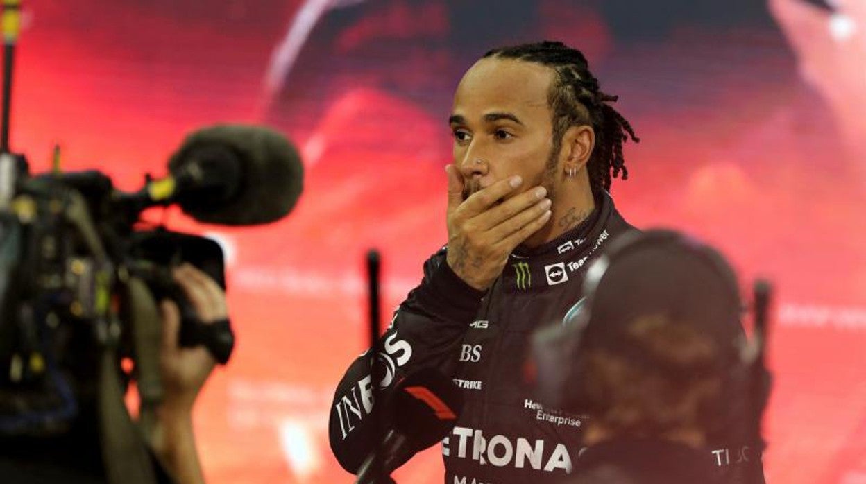 Lewis Hamilton, después de la carrera de Abu Dabi