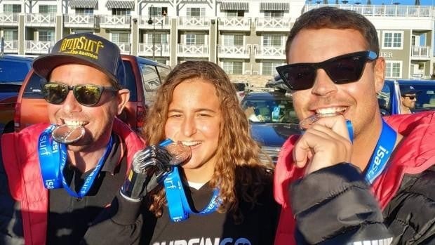 Sarah Almagro, la surfista de Marbella que perdió sus extremidades, se proclama subcampeona del mundo