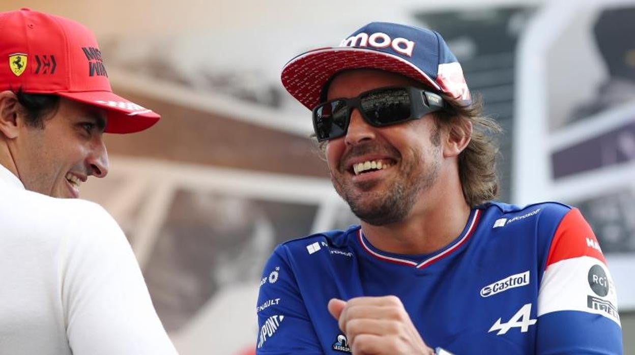 Alonso y Sainz, en Abu Dabi
