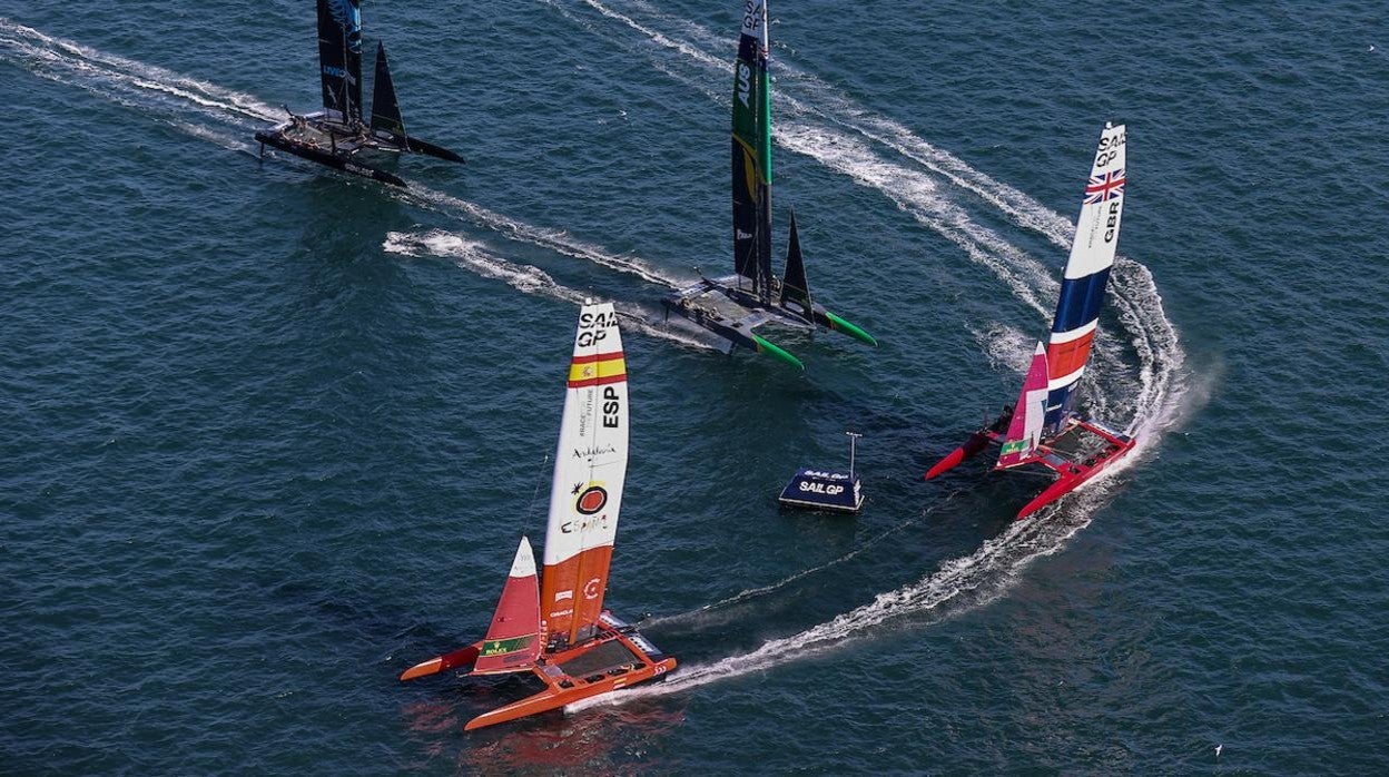 España brilla en Sidney liderando el Australia Sail Grand Prix