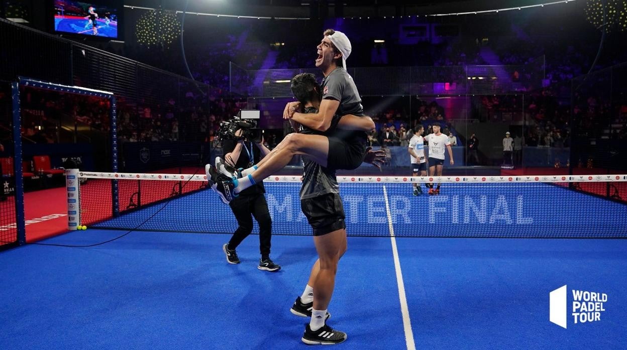 Juan Lebrón tras ganar el Estrella Damm Final.