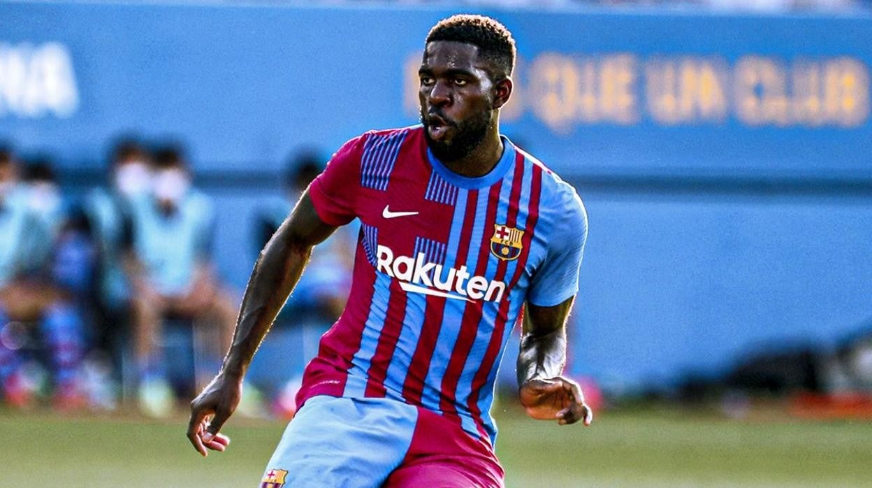 Samuel Umtiti, durante un partido del Barcelona